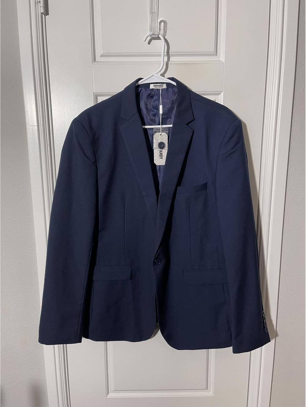 Suits for Men Size LG Navy Blue Blazer M298